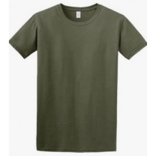 Gildan Softstyle Adult Unisex T-Shirt Military Green