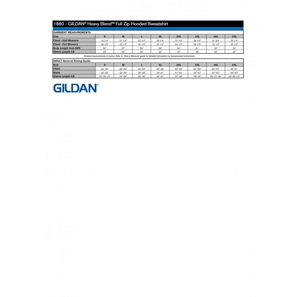 William Grayson Adult Gildan Full Zip Black Left Chest Printed Logo William Grayson Adult Gildan Full Zip Black Left Chest Printed Logo