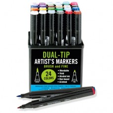 PP Studio Series Dual-Tip Artist's Markers (Set of 24)