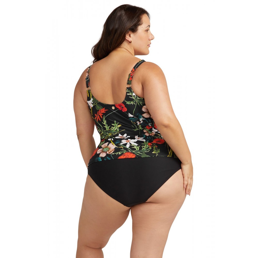 Artesands - Wander Lost Delacroix Tankini Top - Black