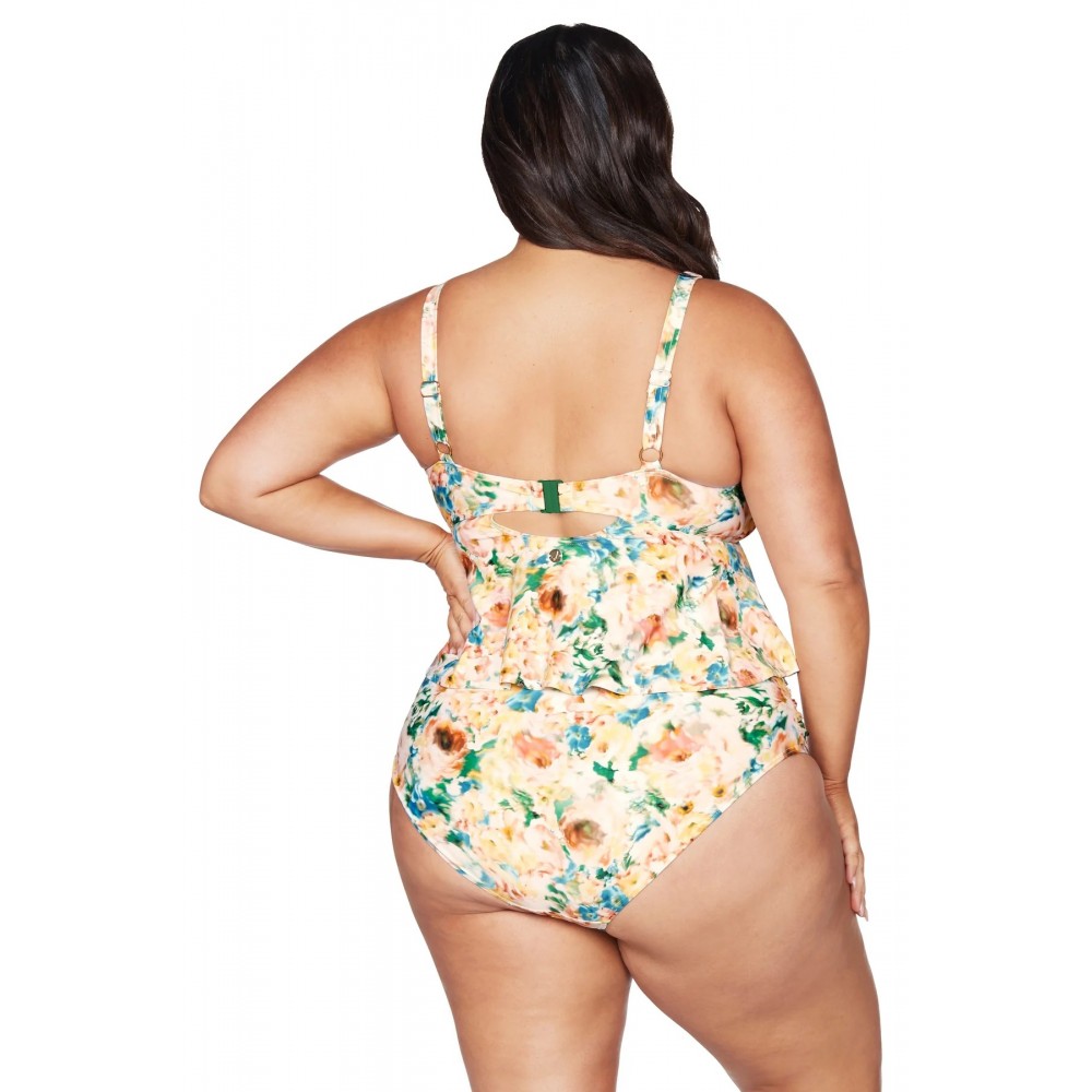 Artesands - Odette Chagall Multi Cup Midriff Bikini Top - Multi