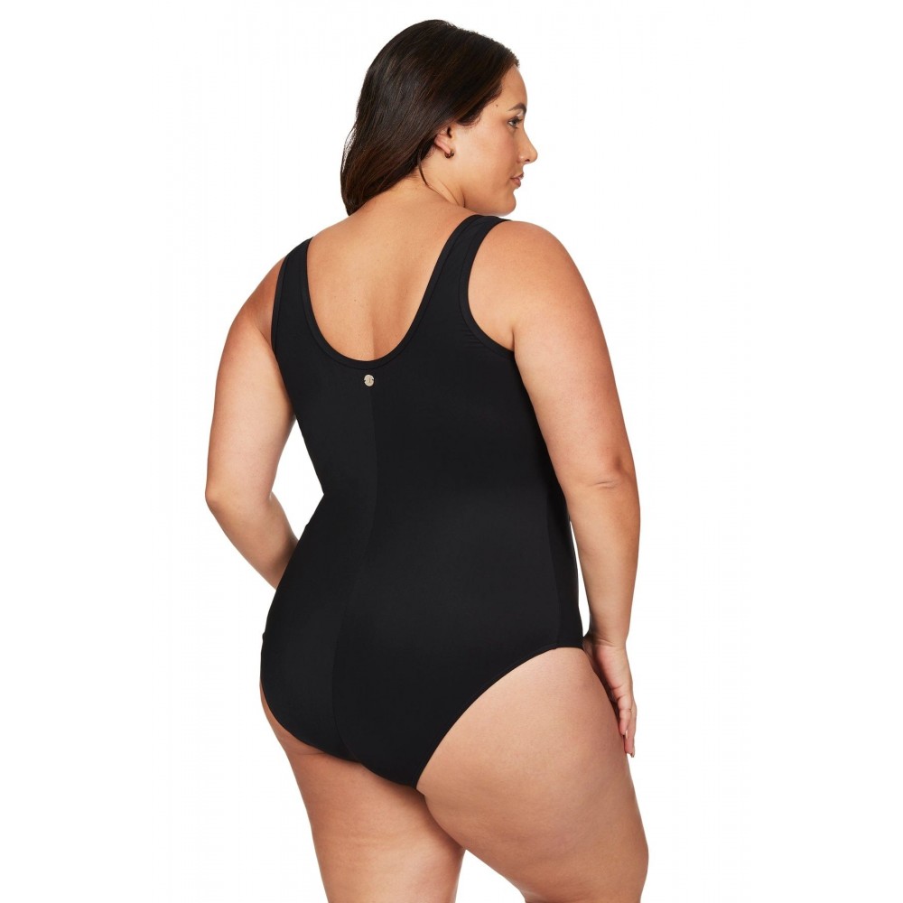 Artesands - Sculpt Fuseli Multi Cup Control Zip One Piece - Black