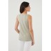 French Dressing - Scoop Neck Tank Top - Bay Leaf