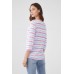 French Dressing - Ruched Side Top - Wild Pany Spray Stripe