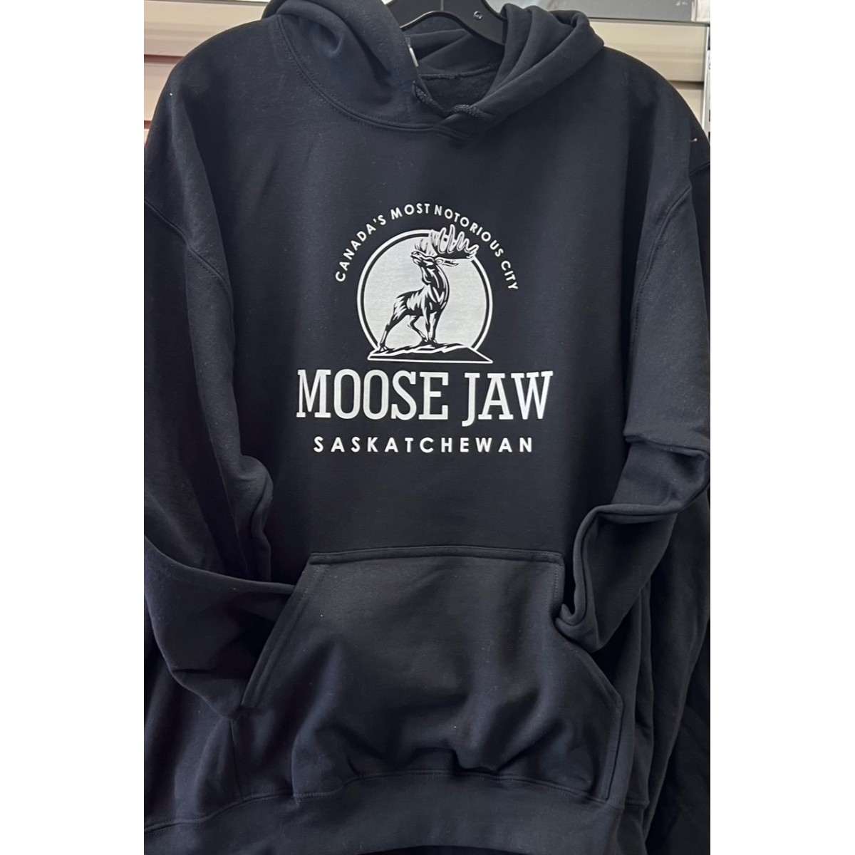 Moose Jaw Canada's Most Notorious Official Hoodie Black