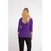 Sympli - Go To Classic Tee Relax 3/4 Sleeve - Ultraviolet