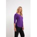 Sympli - Go To Classic Tee Relax 3/4 Sleeve - Ultraviolet