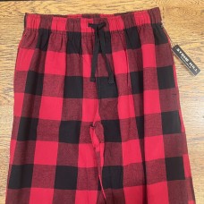 DKR & Co Unisex Plaid Pajama Pant Red/Black