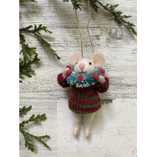 GF Ornament Wool - Pose Mouse GFHC183