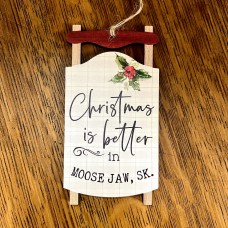 PG Moose Jaw Ornament - Christmas Is Better