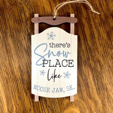 PG Moose Jaw Ornament - There's Snow Place