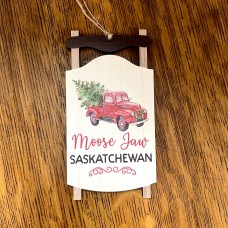 PG Moose Jaw Ornament - Red Truck Tee
