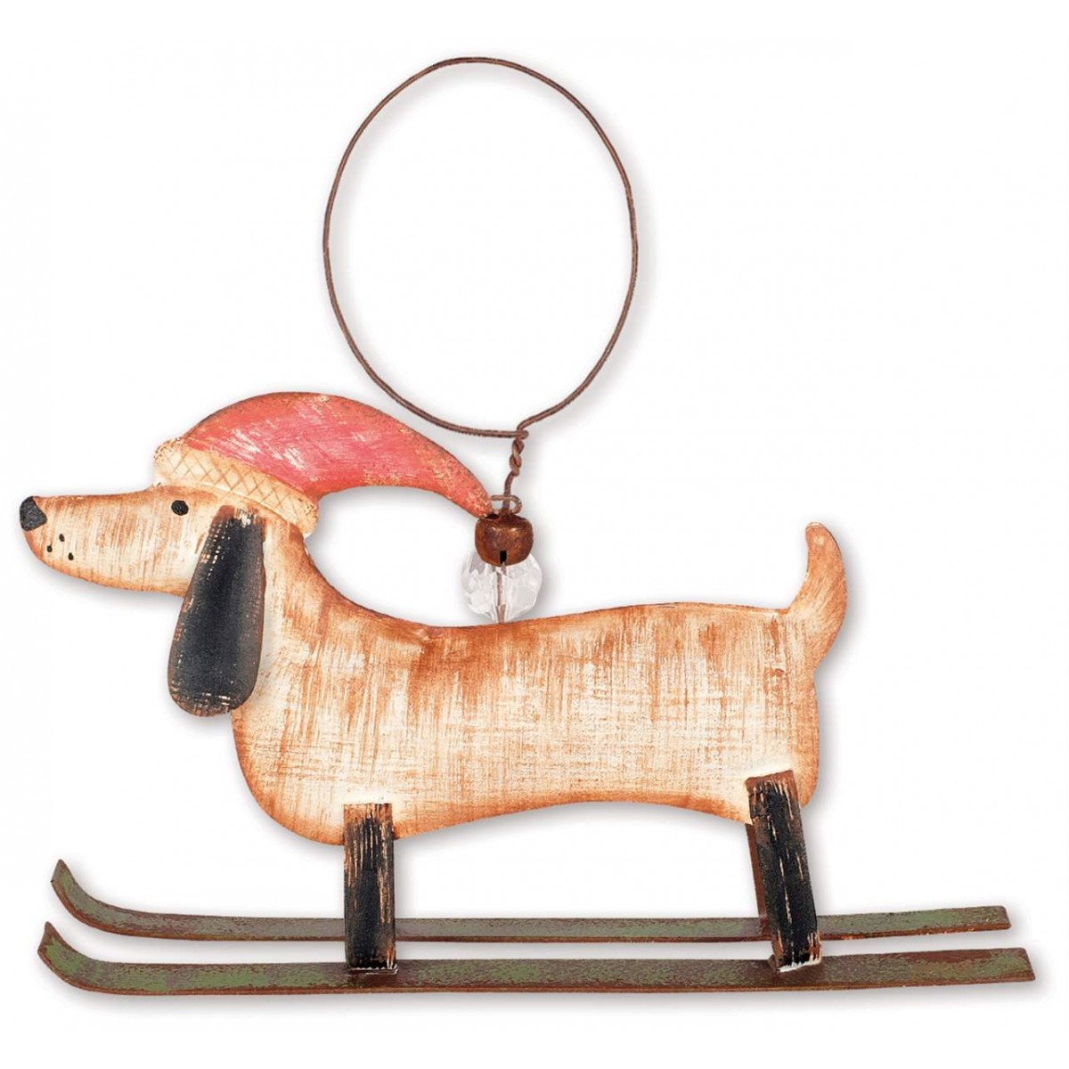 SV Ornament - Doggy On Skis SV14126