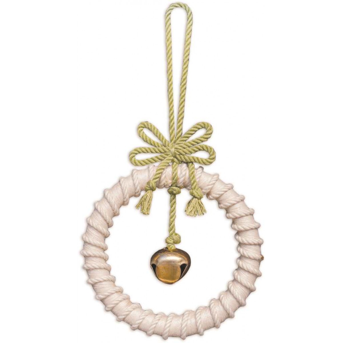 SV Ornament - Wreath Beige SV17218