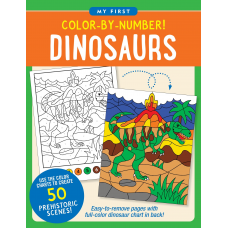 PP My First Color-By-Number Book Dinosaurs