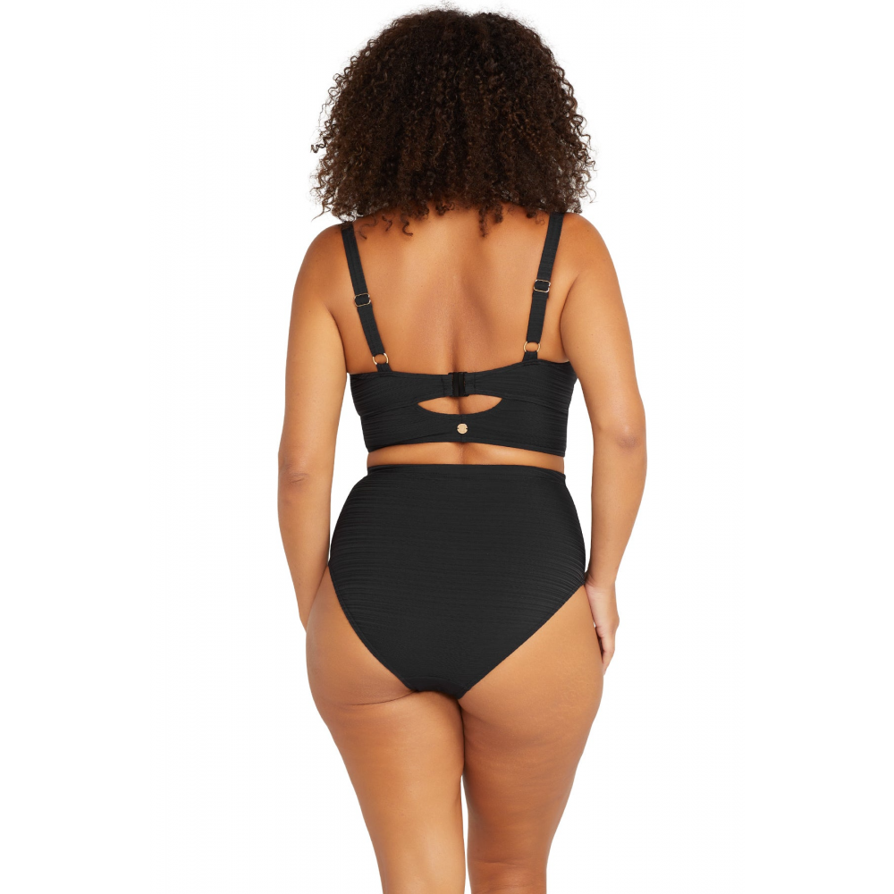Artesands - Aria Renoir High Waist Swim Bottom - Black