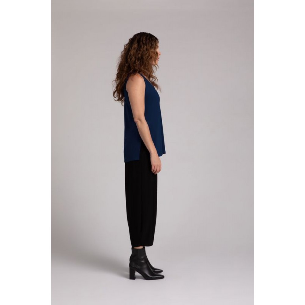 Sympli - Go To V-Neck Tank Relax - Navy