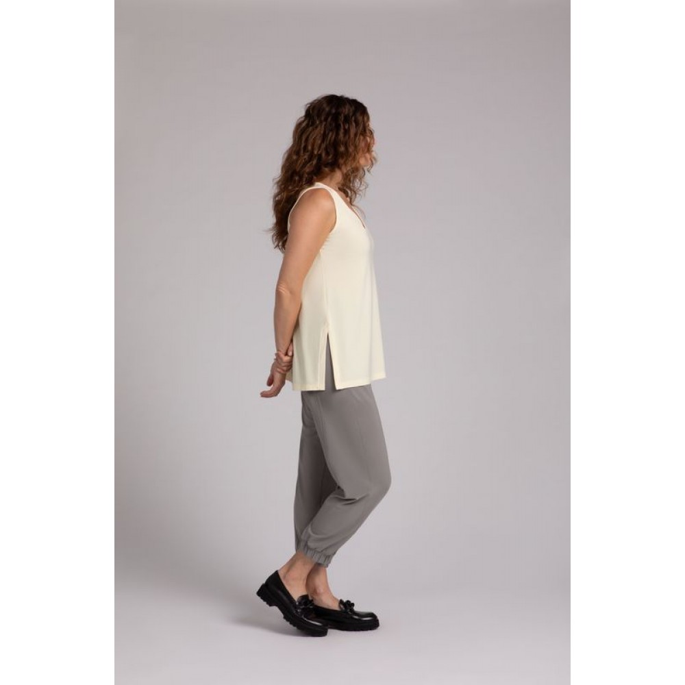 Sympli - Go To V-Neck Tank Relax - Lemon Chiffon