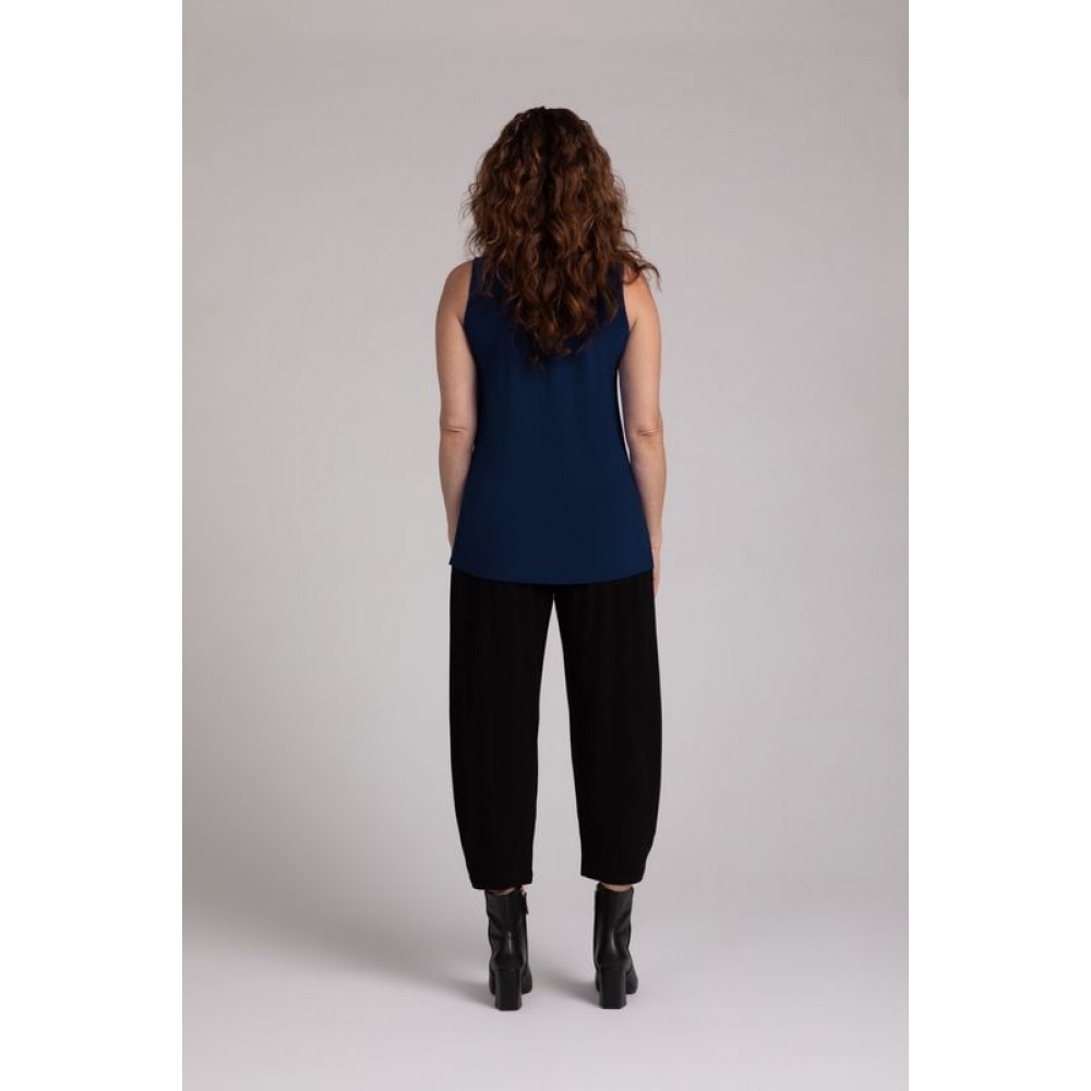 Sympli - Go To V-Neck Tank Relax - Navy