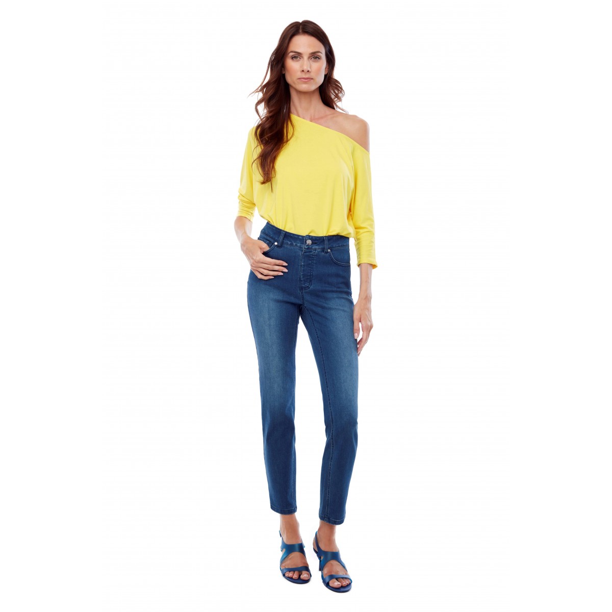 Up! - 29" Slim Tummy Control Denim - Medium Wash
