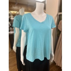 Escape by Habitat - V Neck Tee - Turquoise