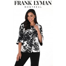 Frank Lyman - Knit Jacket #248141 - Off White/Black