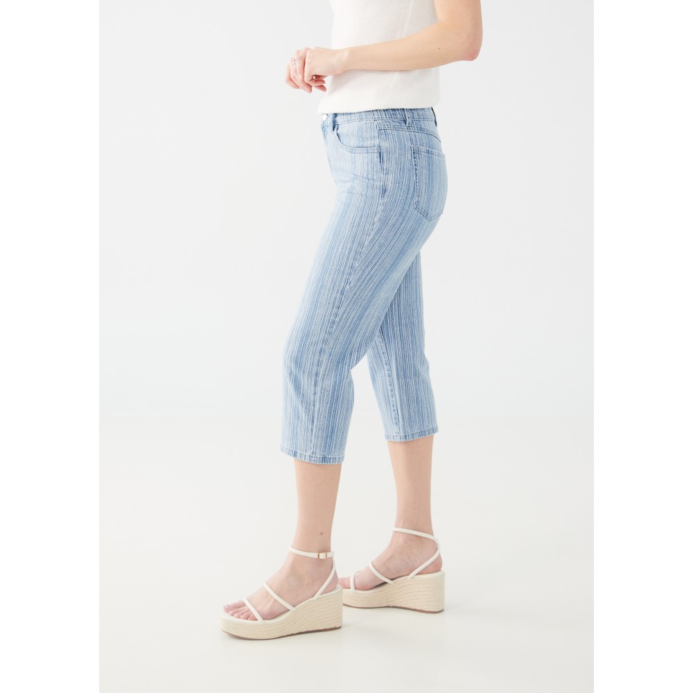 French Dressing - Olivia Capri - Textured Stripe