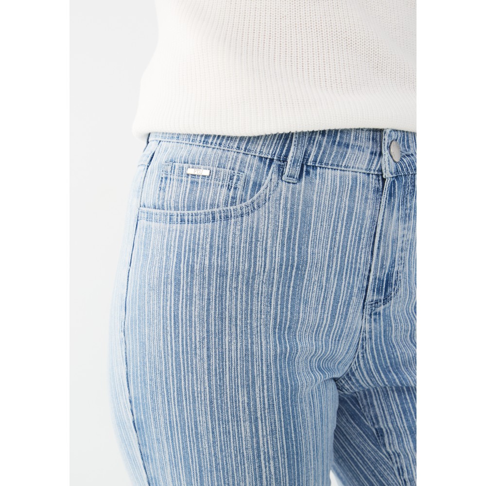 French Dressing - Olivia Capri - Textured Stripe