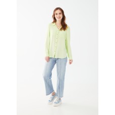 French Dressing - Long Sleeve Roll Tab Shirt - Mojito Green
