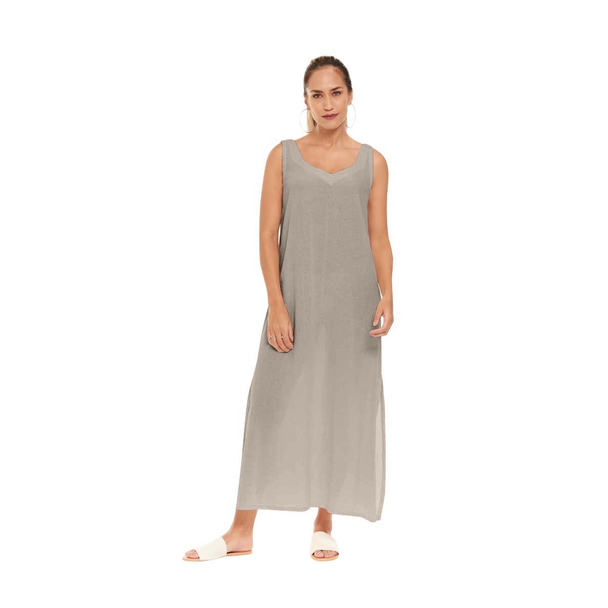Oh My Gauze - Sangria Dress - Taupe