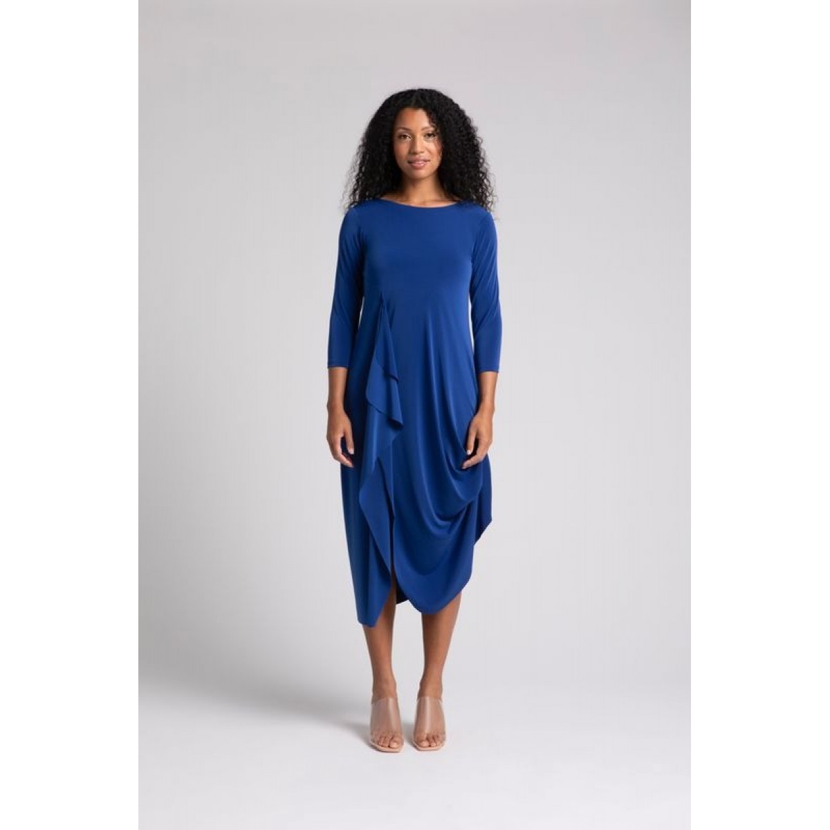Sympli - Drama Dress 3/4 Sleeve - Twilight