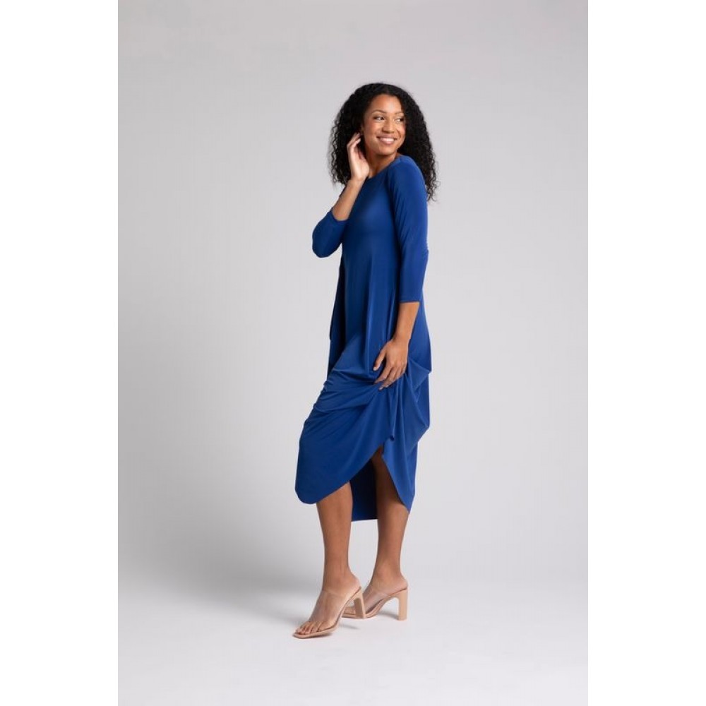 Sympli - Drama Dress 3/4 Sleeve - Twilight