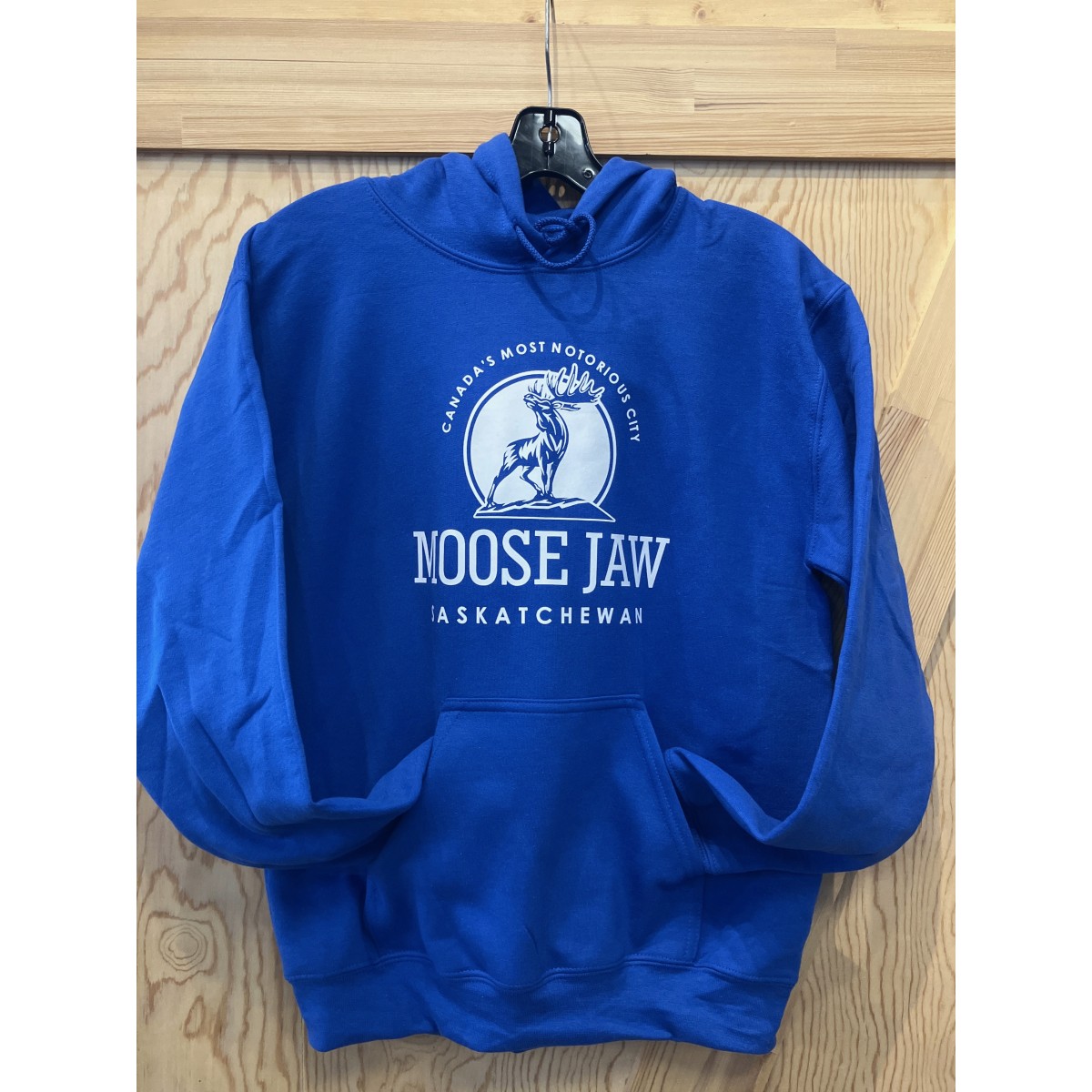 Moose Jaw Canada's Most Notorious Official Hoodie Royal