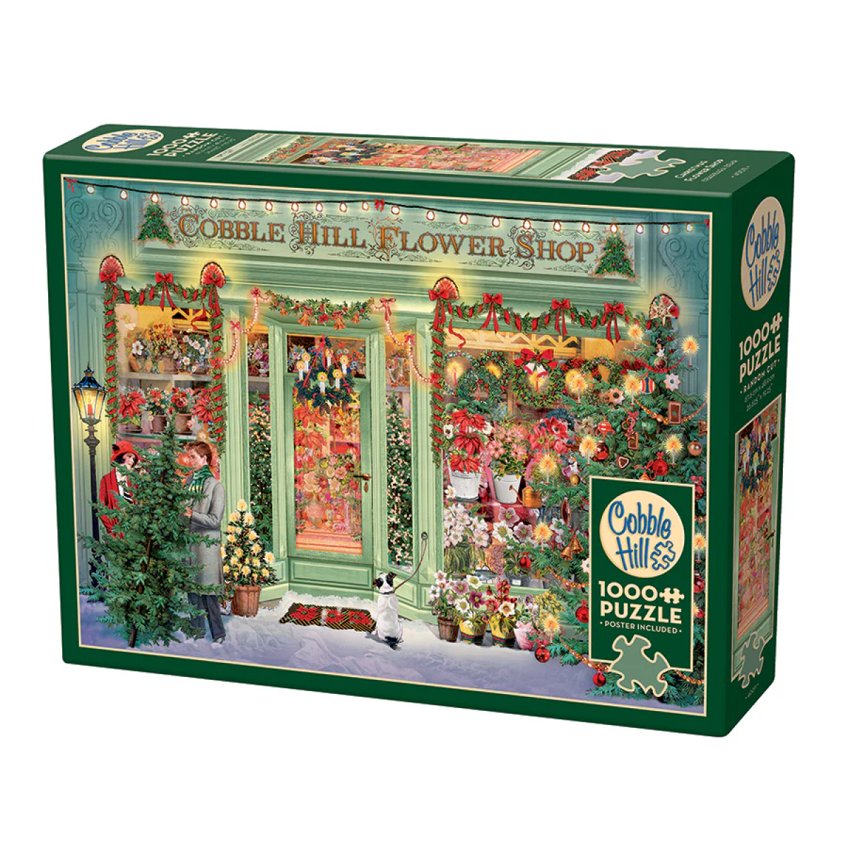 Cobble Hill Jigsaw Puzzle: Christmas Flower Shop Cobble Hill Jigsaw Puzzle: Christmas Flower Shop