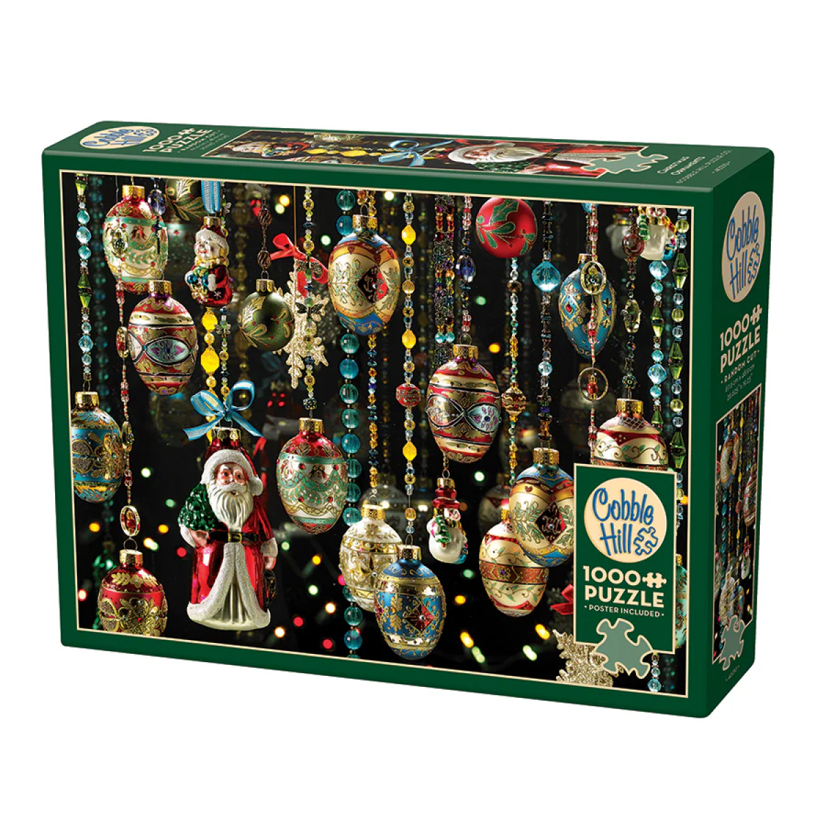 Cobble Hill Jigsaw Puzzle: Christmas Ornaments