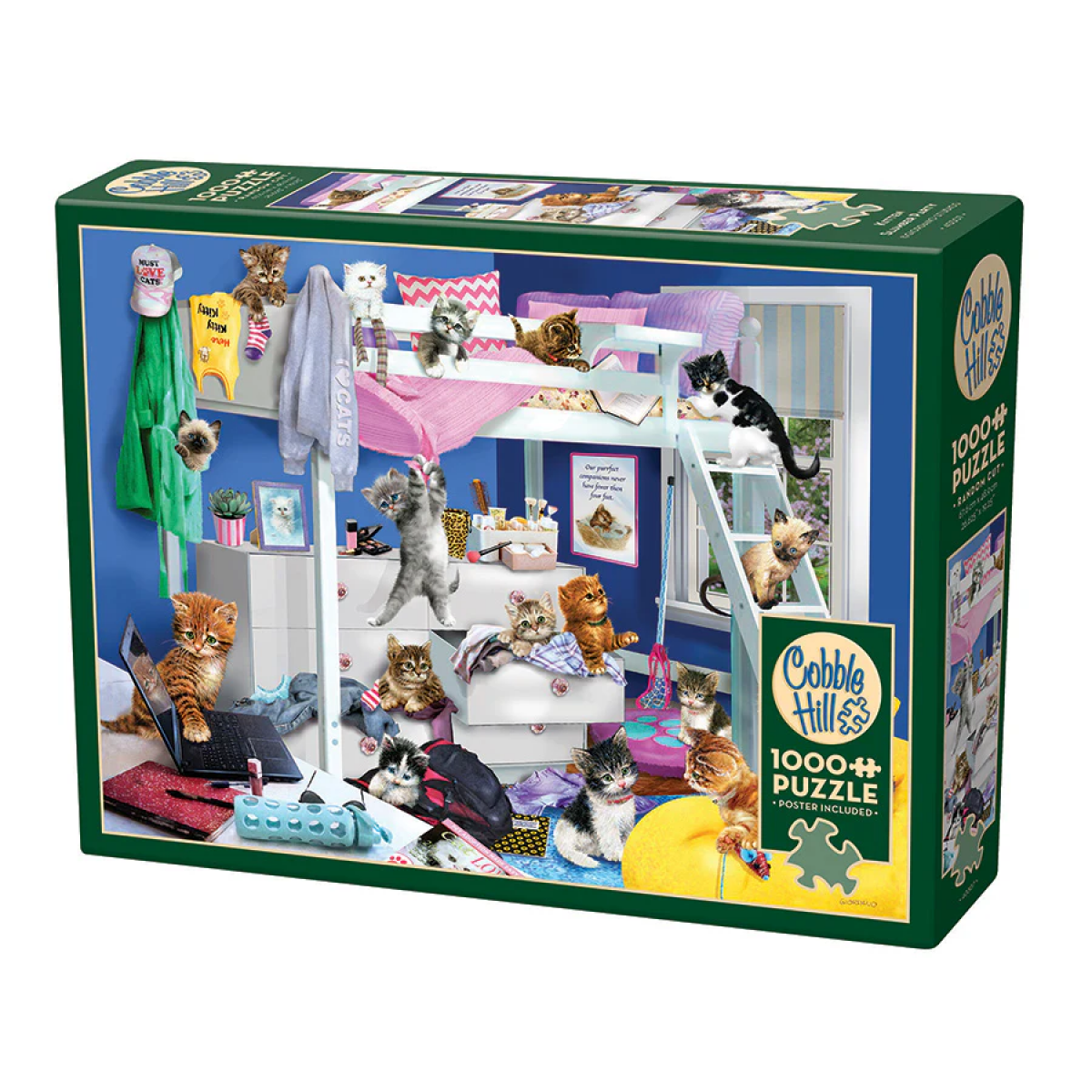 Cobble Hill Jigsaw Puzzle: Kitten Slumber Party