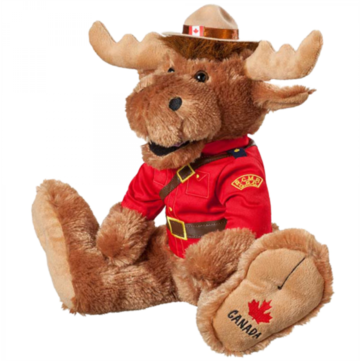 Stuffed 14" RCMP Bigfoot Moose