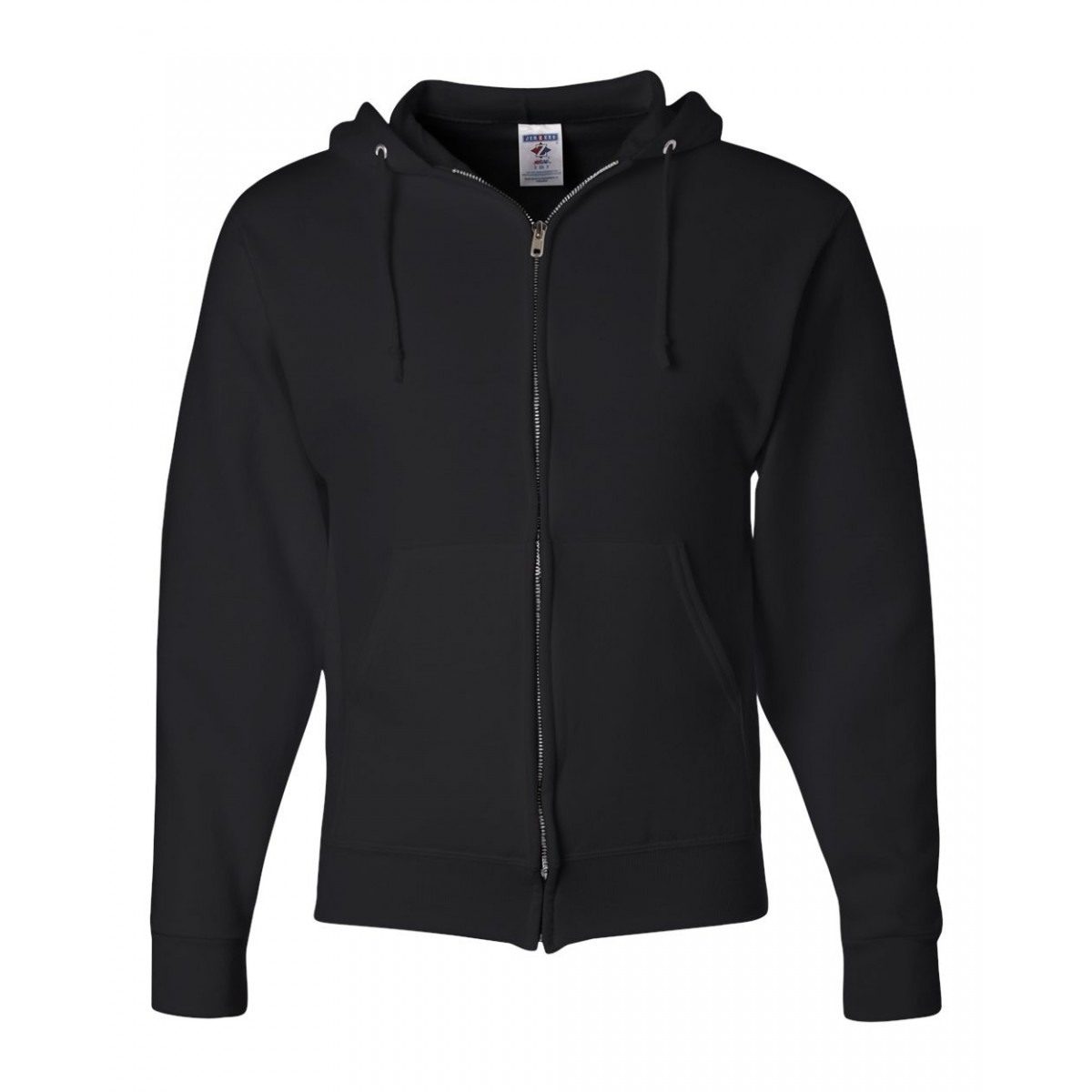 Jerzees Adult NuBlend Full-Zip Hooded Sweatshirt Black