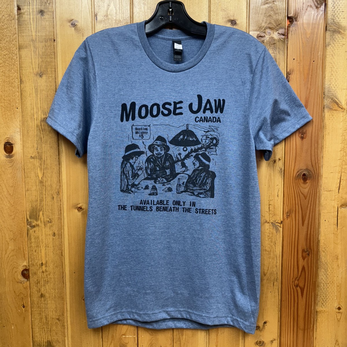 Moose Jaw Al Capone Gambling T-Shirt Heather Indigo