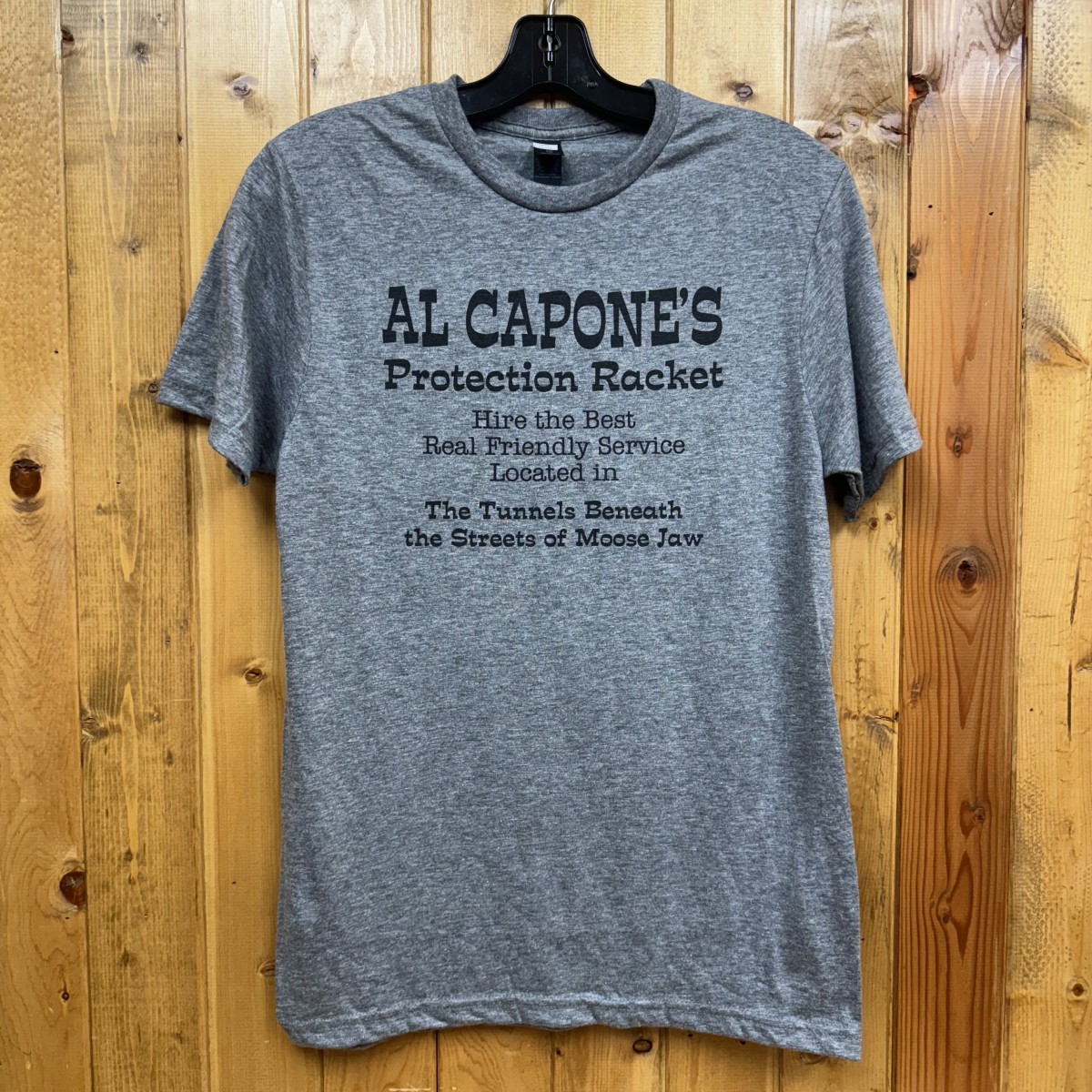 Moose Jaw Al Capone Protection Racket T-Shirt Heather Graphite