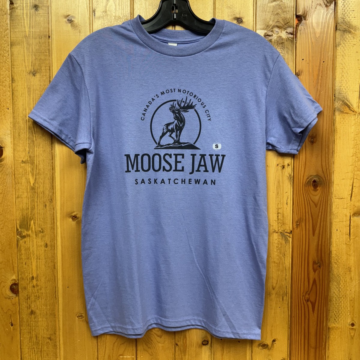 Moose Jaw Canada's Most Notorious Official T-Shirt Violet Moose Jaw Canada's Most Notorious Official T-Shirt Violet