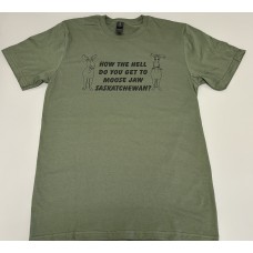 Moose Jaw How the H T-Shirt Military Green
