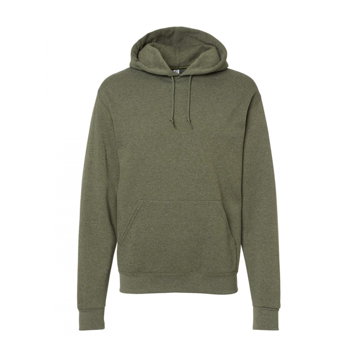 Jerzees Adult NuBlend Hooded Sweatshirt Heather Military Green