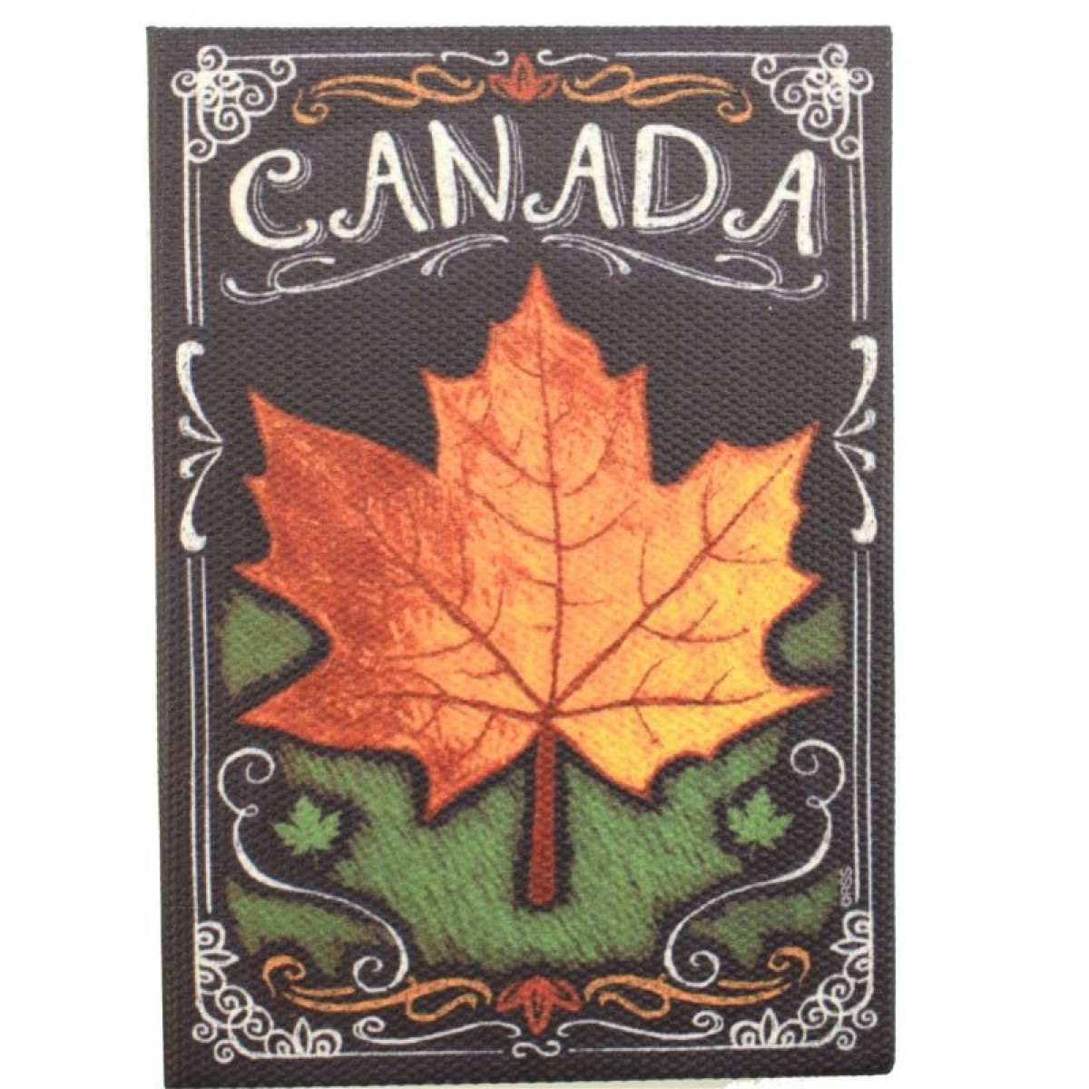 Canada Chalkboard Canvas Magnet