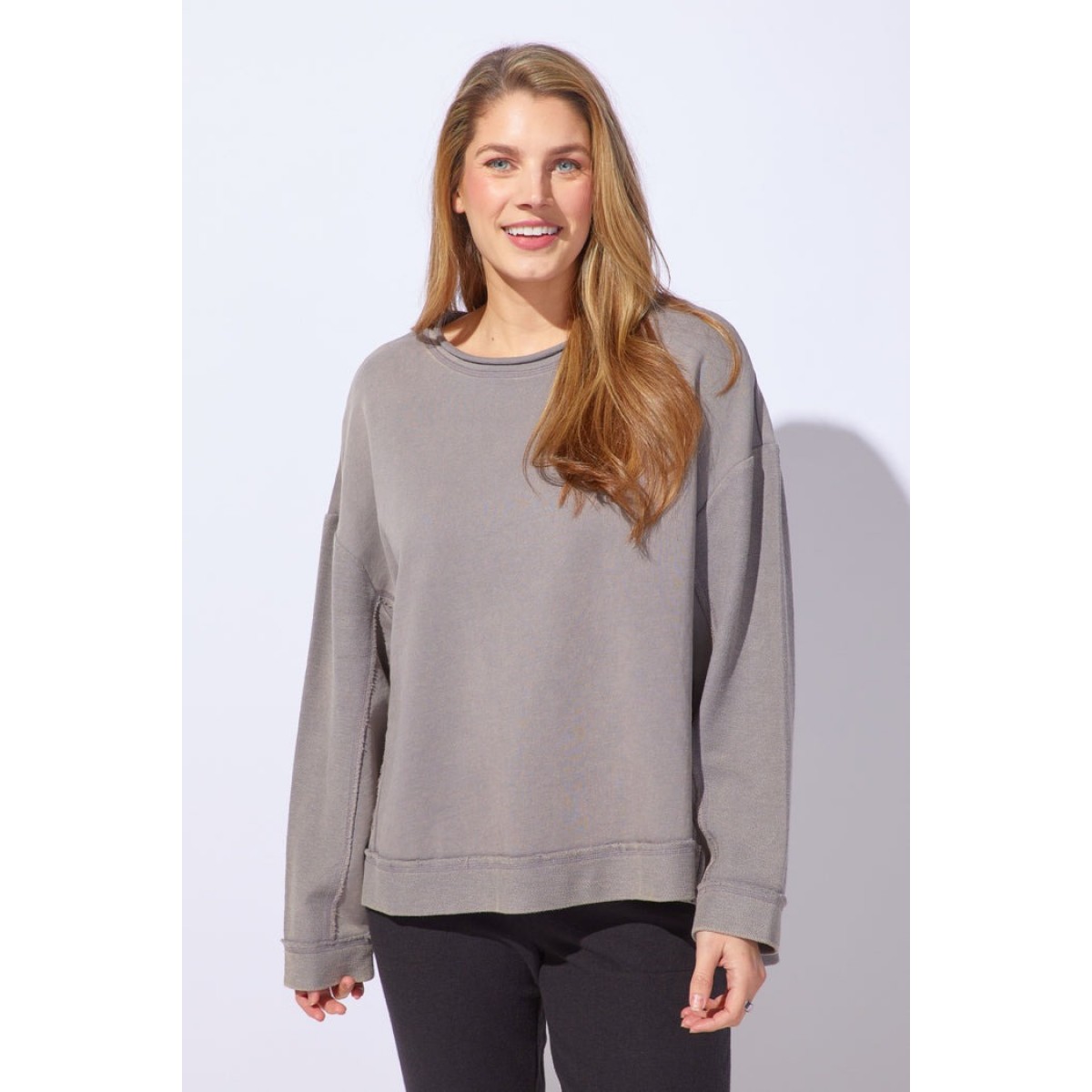 Escape by Habitat - Rolled Neck Tunic - Fog Escape by Habitat - Rolled Neck Tunic - Fog