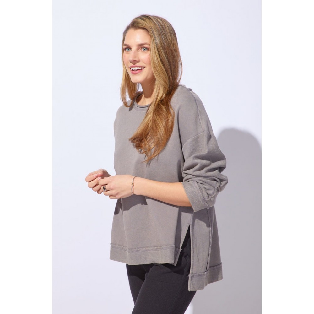 Escape by Habitat - Rolled Neck Tunic - Fog Escape by Habitat - Rolled Neck Tunic - Fog