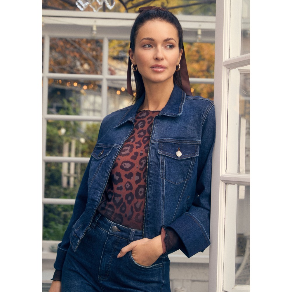 French Dressing - Zip Front Jacket - Dark Blue French Dressing - Zip Front Jacket - Dark Blue