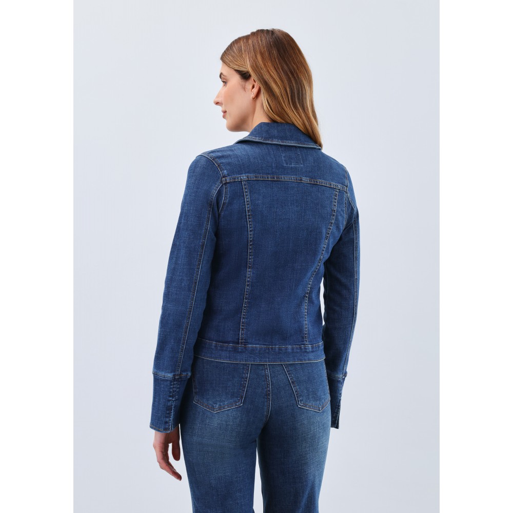 French Dressing - Zip Front Jacket - Dark Blue French Dressing - Zip Front Jacket - Dark Blue