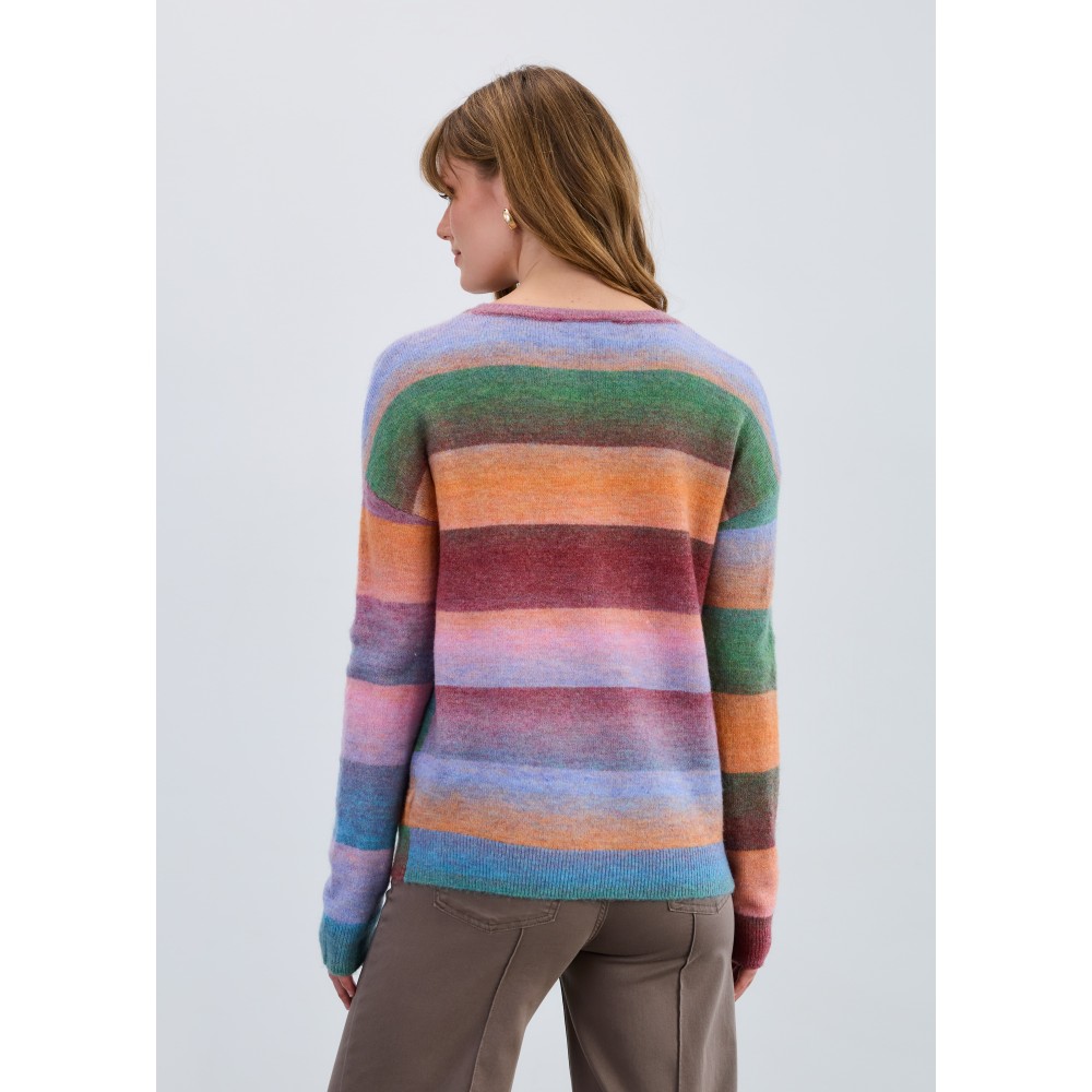 French Dressing - Spacedye Sweater - Brixton Multi French Dressing - Spacedye Sweater - Brixton Multi