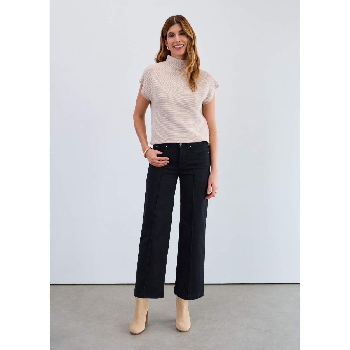 French Dressing - Olivia Wide Leg - Black French Dressing - Olivia Wide Leg - Black